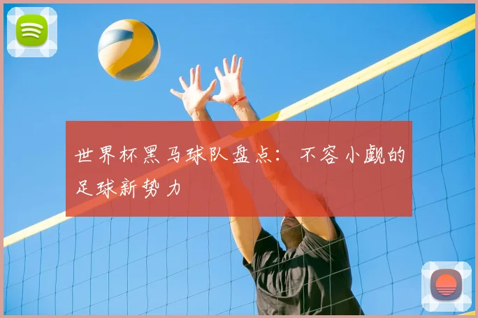 世界杯黑马球队盘点:不容小觑的足球新势力